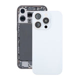 iPhone 16 Pro Max Takaosa Lasi Täydellinen OEM - Valkoinen Titaani