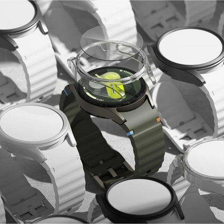 Ringke Samsung Galaxy Watch 7 44mm Kuori ja Näytönsuoja Slim & Glass Musta