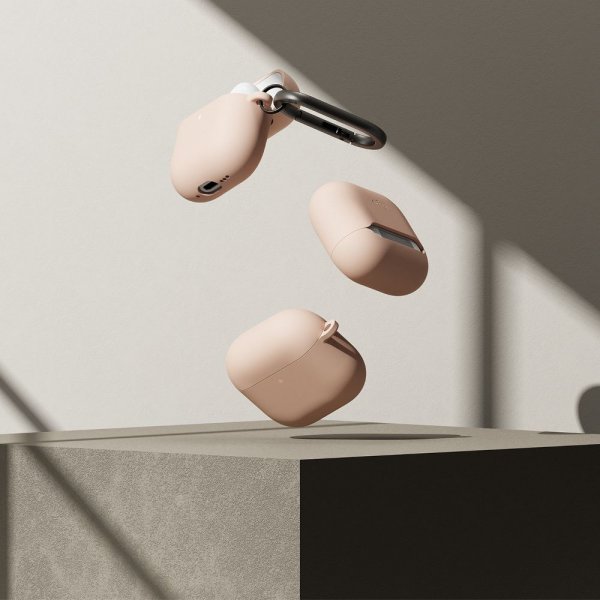 Ringke AirPods 4 -silikonisuoja, musta