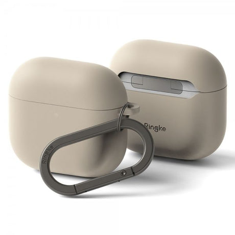 Ringke AirPods 4 -silikonisuoja, Stone