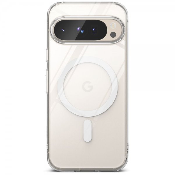 Ringke Google Pixel 9/Pixel 9 Pro Kuori Fusion Magnetic Läpinäkyvä