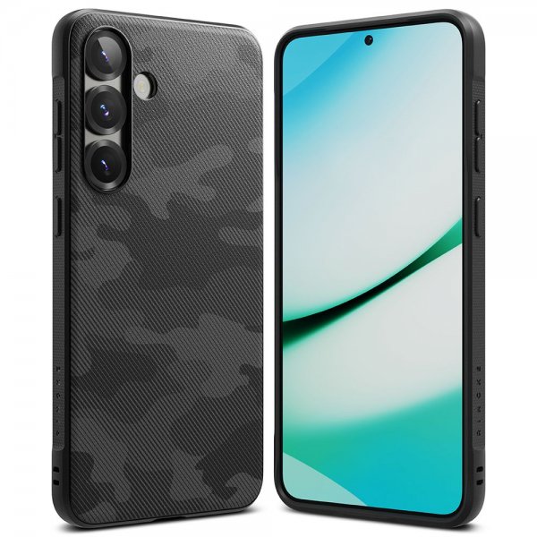 Ringke Samsung Galaxy S25 Onyx Camo Black -suojakuori