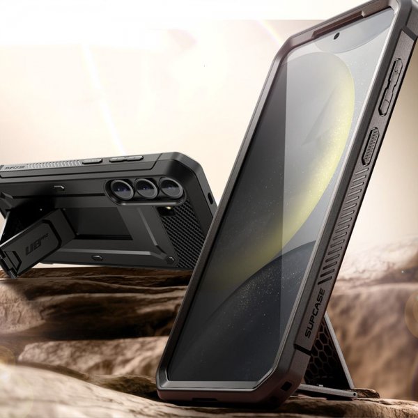 Supcase Samsung Galaxy S25 -suojakuori UB Pro Musta