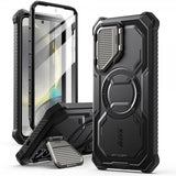 Supcase Samsung Galaxy S25 -suojakuori ArmorBox MagSafe Musta