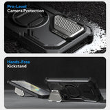 Supcase Samsung Galaxy S25 -suojakuori ArmorBox MagSafe Musta