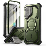 Supcase Samsung Galaxy S25 Kuori ArmorBox MagSafe Vihreä