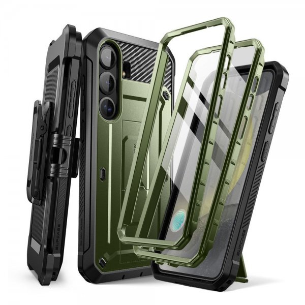 Supcase Samsung Galaxy S25 -suojakuori UB Pro Vihreä