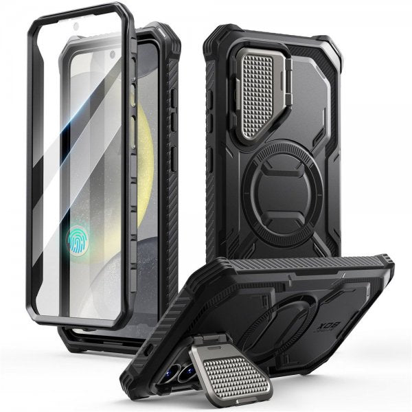 Supcase Samsung Galaxy S25 Plus Kuori ArmorBox MagSafe Musta