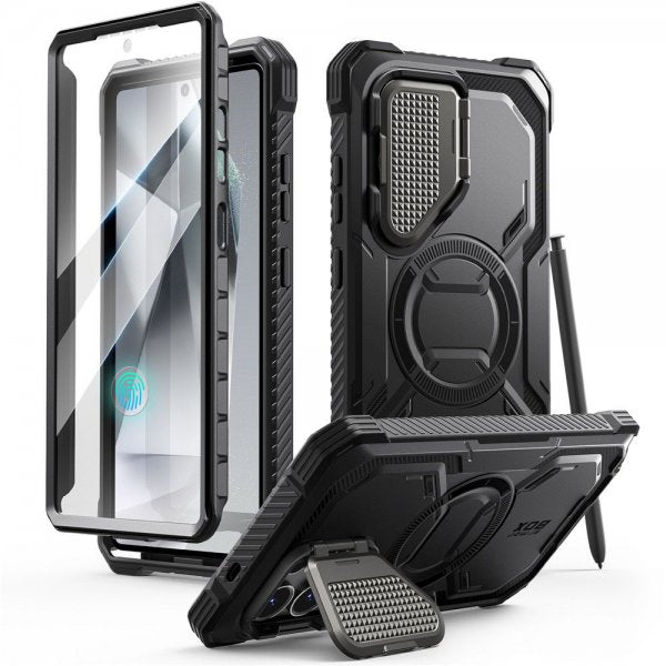 Supcase Samsung Galaxy S25 Ultra Kuori ArmorBox MagSafe Musta