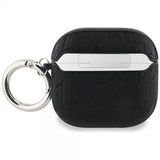 Karl Lagerfeld AirPods 4 Suojakuori Monogram Karl & Choupette Musta