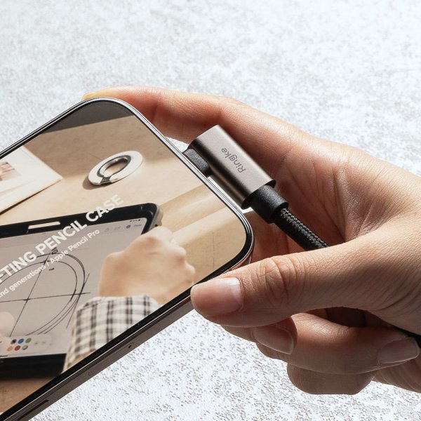 Ringke USB-C-kaapeli 90 asteen kulma USB 3.2 Gen 2 2m