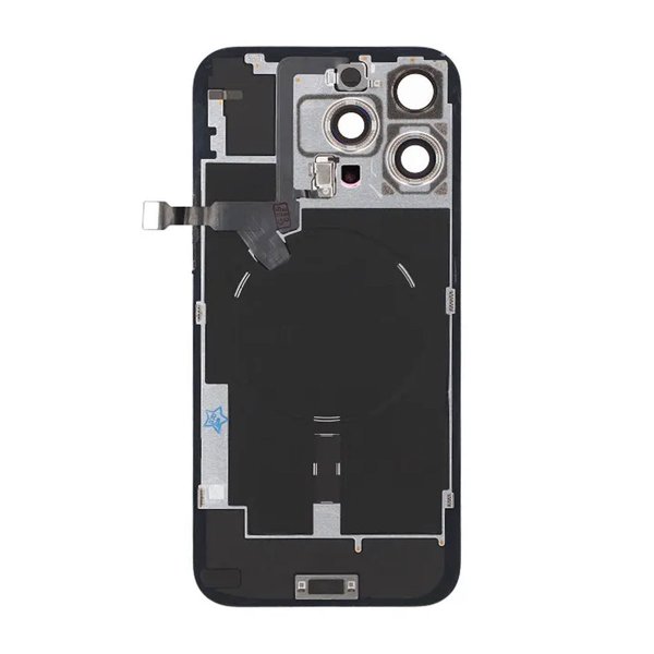 iPhone 16 Pro Max Takaosa Lasi Täydellinen OEM - Valkoinen Titaani