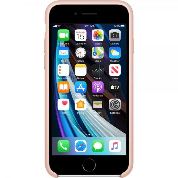 Apple Original iPhone 7/8/SE Kuori Silicone Case Pink Sand