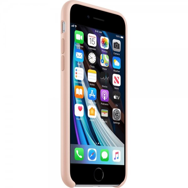 Apple Original iPhone 7/8/SE Kuori Silicone Case Pink Sand