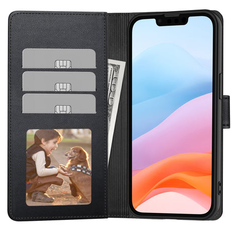 Tech-Protect iPhone 16e/iPhone 17e Kotelo Wallet Musta