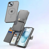 Dux Ducis iPhone 15 Kotelo 2-in-1 Lawa Series MagSafe Harmaa