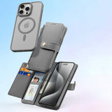 Dux Ducis iPhone 15 Pro Kotelo 2-in-1 Lawa Series MagSafe Harmaa