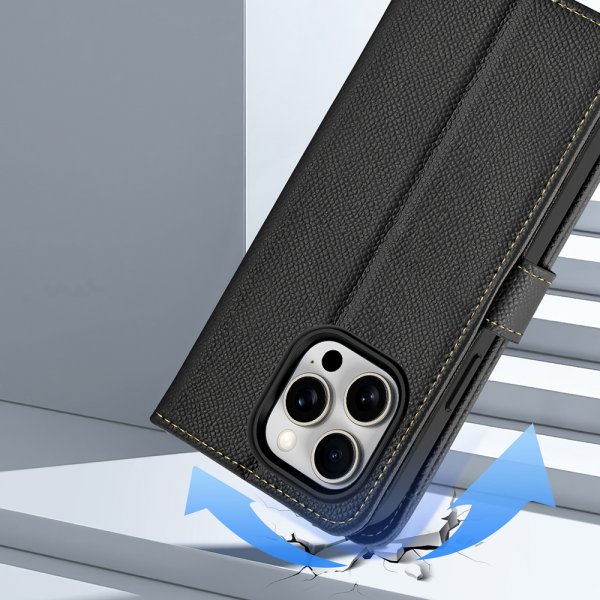 Dux Ducis iPhone 15 Pro Max 2-in-1 Lawa Series MagSafe -suojakotelo, musta
