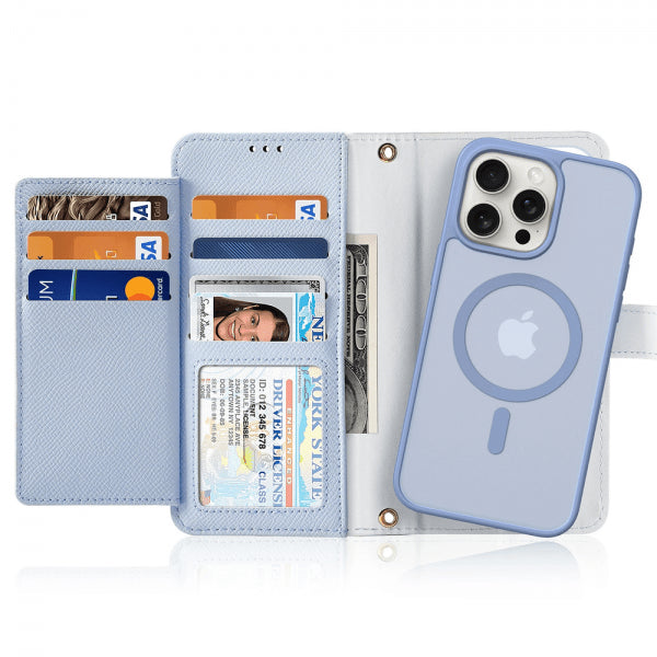 Dux Ducis iPhone 15 Pro Max 2-in-1 Lawa Series MagSafe -kotelo, sininen