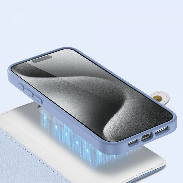 Dux Ducis iPhone 15 Pro Max 2-in-1 Lawa Series MagSafe -kotelo, sininen