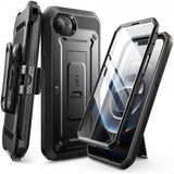 Supcase iPhone 16e/iPhone 17e Suojakuori UB Pro Musta