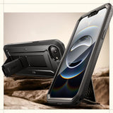Supcase iPhone 16e/iPhone 17e Suojakuori UB Pro Musta
