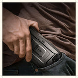 Supcase iPhone 16e/iPhone 17e Suojakuori UB Pro Musta