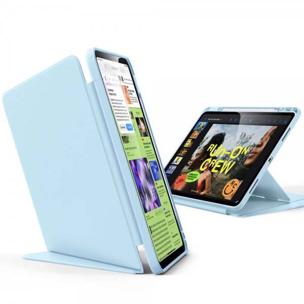 ESR iPad Air 13 (M2/M3/M4) Suojakotelo Flip Hybrid Sininen