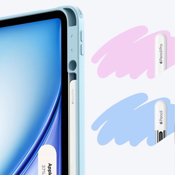 ESR iPad Air 13 (M2/M3/M4) Suojakotelo Flip Hybrid Sininen