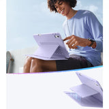 ESR iPad Air 13 (M2/M3/M4) Suojakotelo Flip Hybrid Violetti