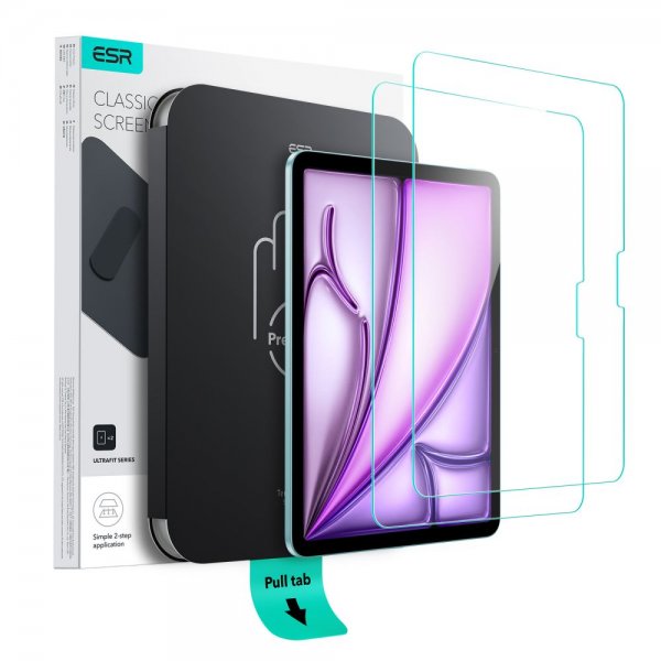ESR iPad Air 11 (M2/M3/M4) Näytönsuoja UltraFit 2-pakkaus