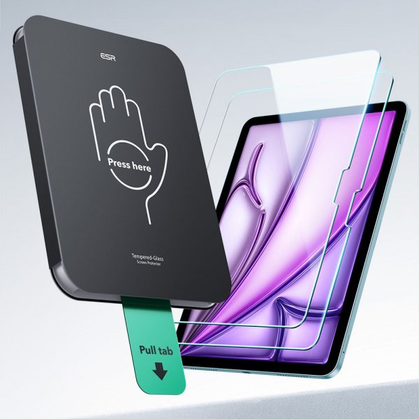 ESR iPad Air 11 (M2/M3/M4) Näytönsuoja UltraFit 2-pakkaus