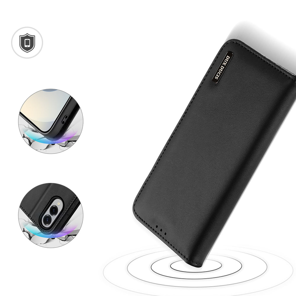 Dux Ducis Samsung Galaxy S25 Edge Kotelo Hivo Series Musta