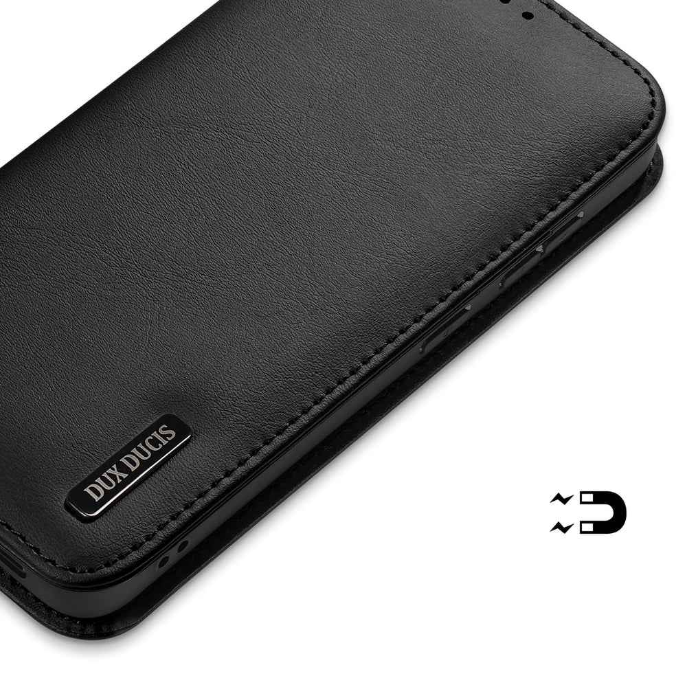 Dux Ducis Samsung Galaxy S25 Edge Kotelo Hivo Series Musta