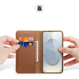 Dux Ducis Samsung Galaxy S25 Edge Kotelo Hivo Series Ruskea