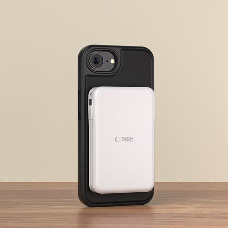 Tech-Protect iPhone 16e/iPhone 17e Kotelo Wallet MagSafe Musta