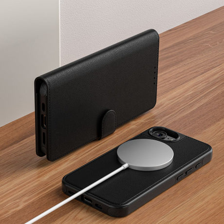 Tech-Protect iPhone 16e/iPhone 17e Kotelo Wallet MagSafe Musta