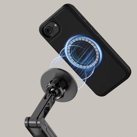Tech-Protect iPhone 16e/iPhone 17e Kotelo Wallet MagSafe Musta
