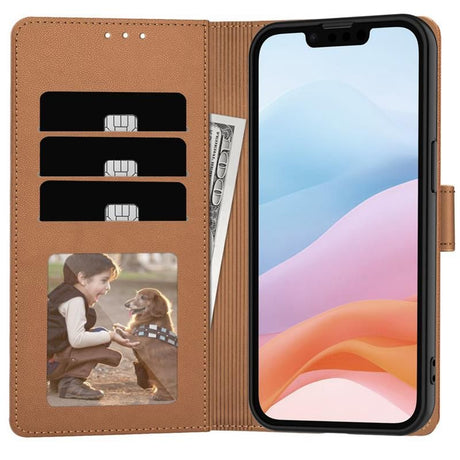 Tech-Protect iPhone 16e/iPhone 17e Kotelo Wallet Ruskea