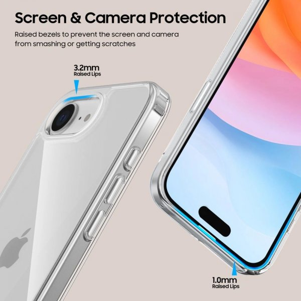Tech-Protect Nothing Phone (3a) FlexAir Hybrid Läpinäkyvä kuori