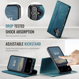 CaseMe iPhone 17 Kotelo C49 Series Vihreä