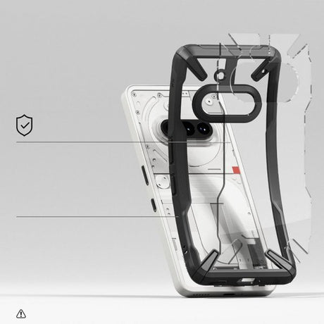 Ringke Nothing Phone (3a) Suojakuori Fusion X Clear Black