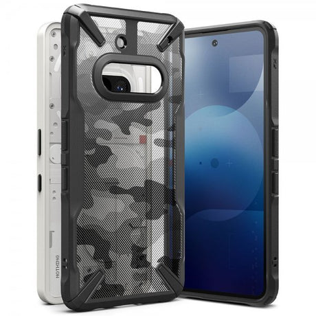 Ringke Nothing Phone (3a) Suojakuori Fusion X Camo Black