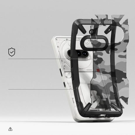 Ringke Nothing Phone (3a) Suojakuori Fusion X Camo Black