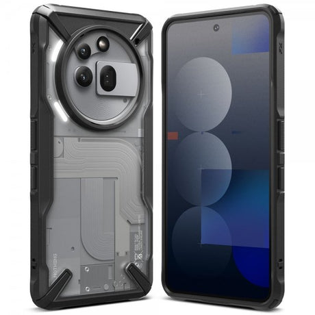 Ringke Nothing Phone (3a) Pro Suojakuori Fusion X Clear Black