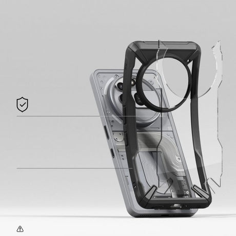 Ringke Nothing Phone (3a) Pro Suojakuori Fusion X Clear Black