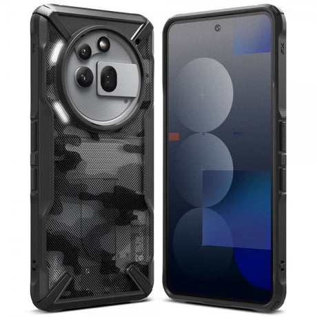 Ringke Nothing Phone (3a) Pro -suojakuori Fusion X Camo Black