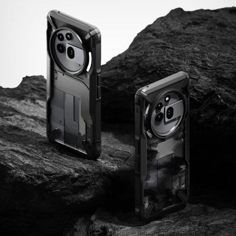 Ringke Nothing Phone (3a) Pro -suojakuori Fusion X Camo Black