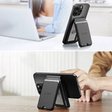 Tech-Protect Korttipidike MagWallet Stand MagSafe Musta