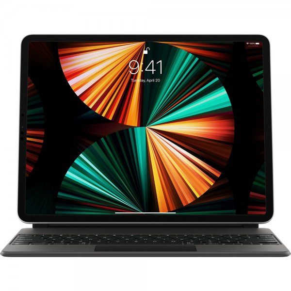 Apple iPad Pro 12.9 (gen 3/4/5/6)/iPad Air 13 (M2/M3/M4) Kotelo Magic Keyboard Musta